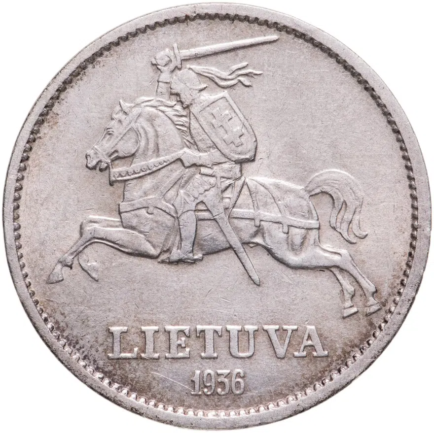 Литва 10 литов (litu) 1936, реверс