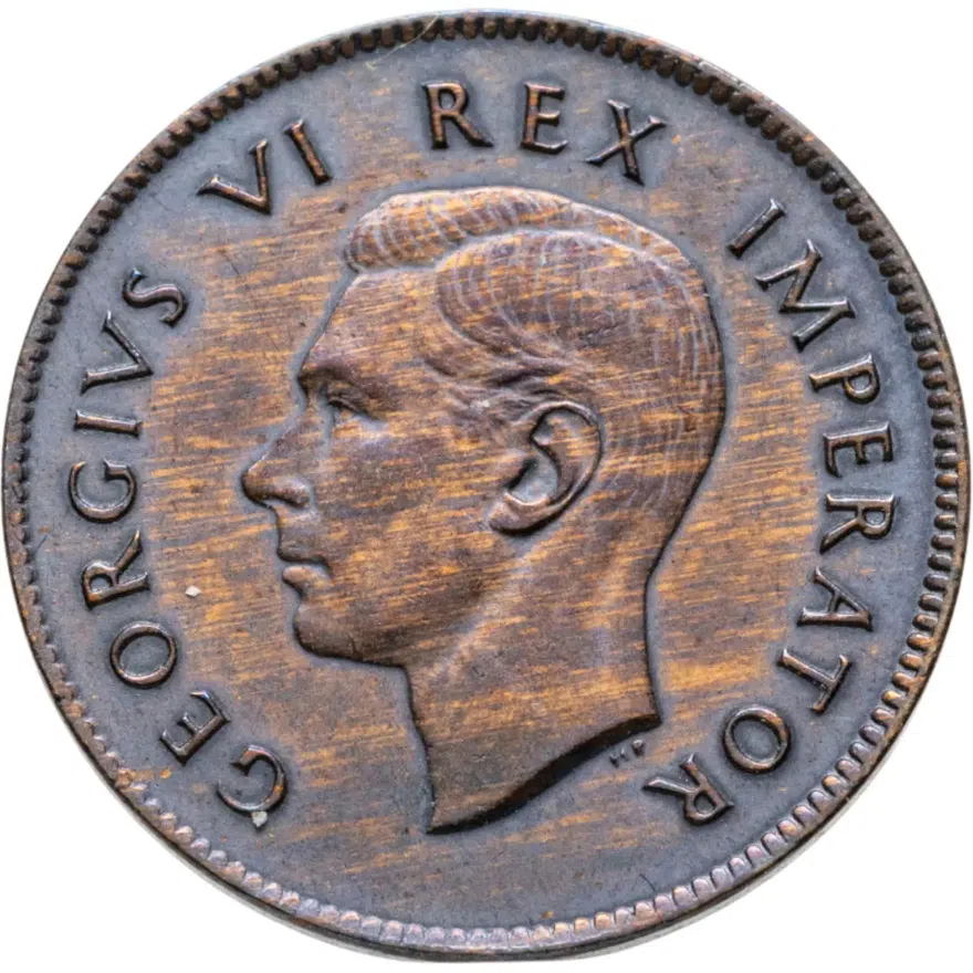 ЮАР 1/4 пенни (penny) 1939