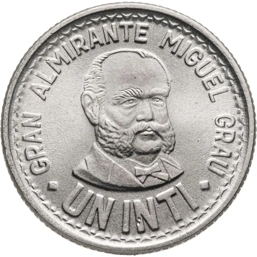 Перу 1 инти (inti) 1987, аверс