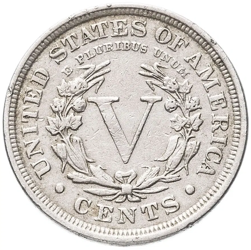 США 5 центов (cents) 1912   Liberty Nickel