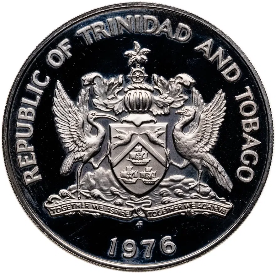 Тринидад и Тобаго 1 доллар (dollar) 1976, реверс