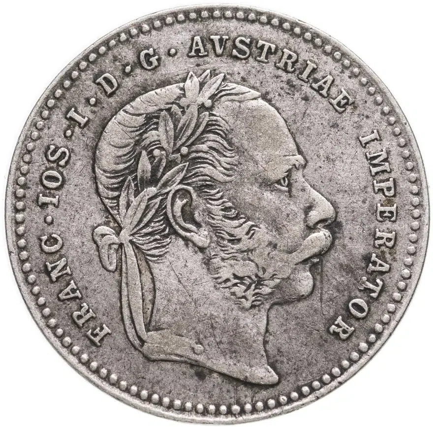Австрия 20 крейцеров (kreuzer) 1869