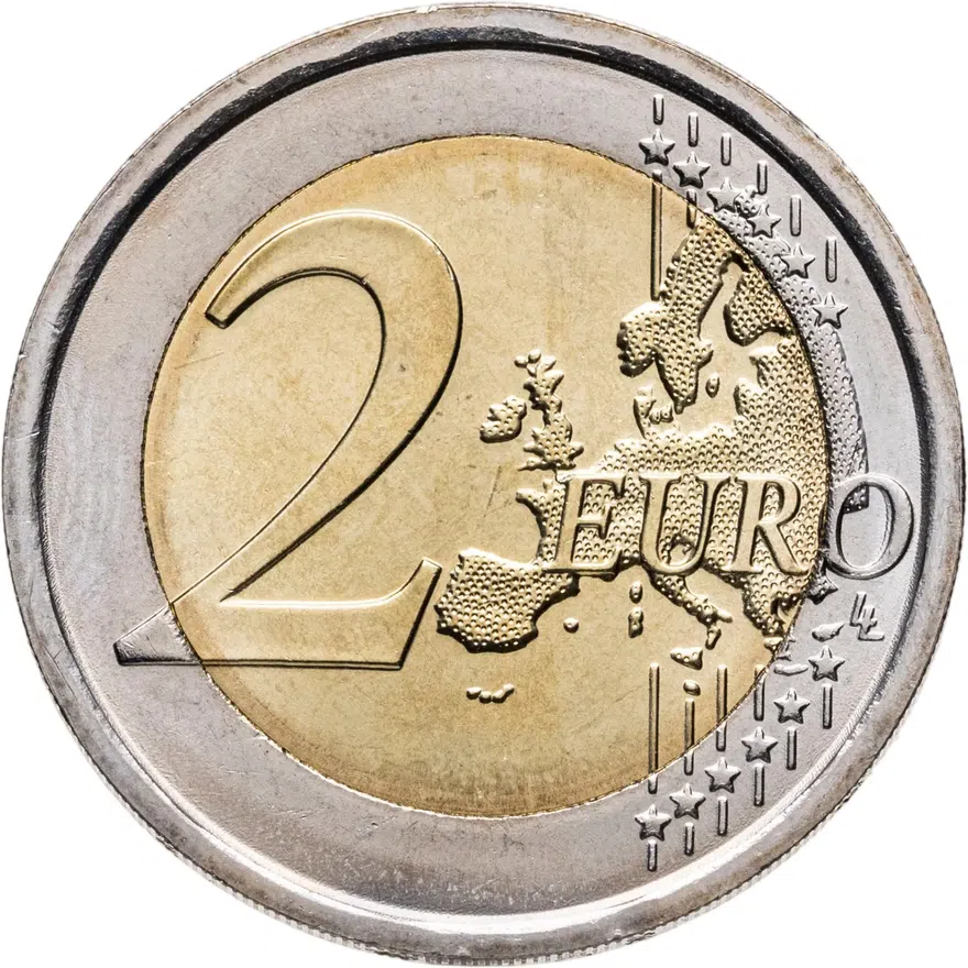 Италия 2 евро 2015 750 лет со дня рождения Данте Алигьери, реверс