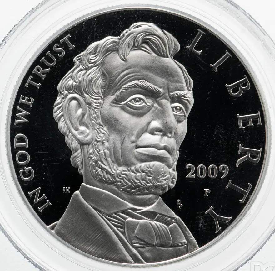 США 1 доллар (dollar) 2009  200 лет со дня рождения Авраама Линкольна, реверс