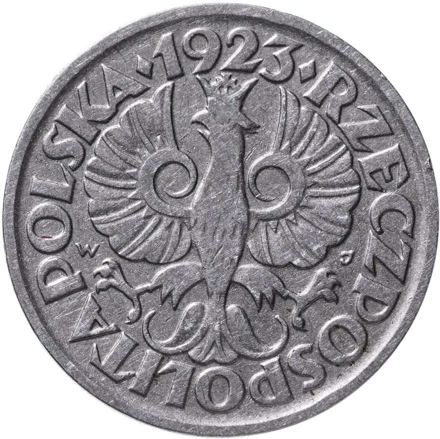 10 грошей 1923, реверс
