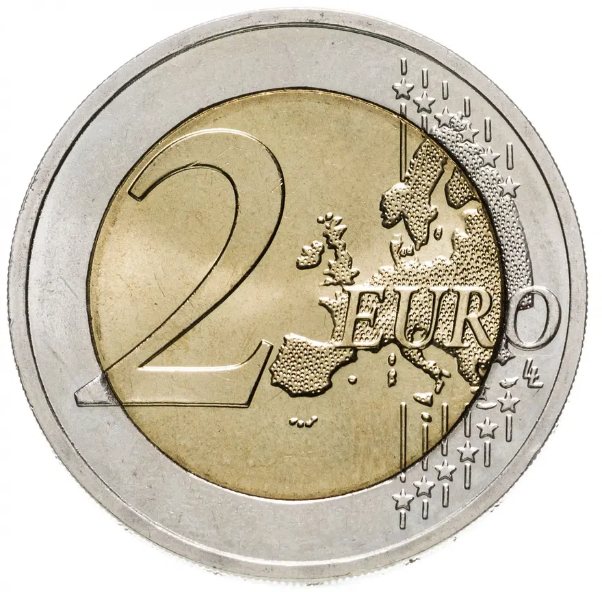 Франция 2 евро 2012 "10-летие Экономического и валютного союза ЕС", реверс