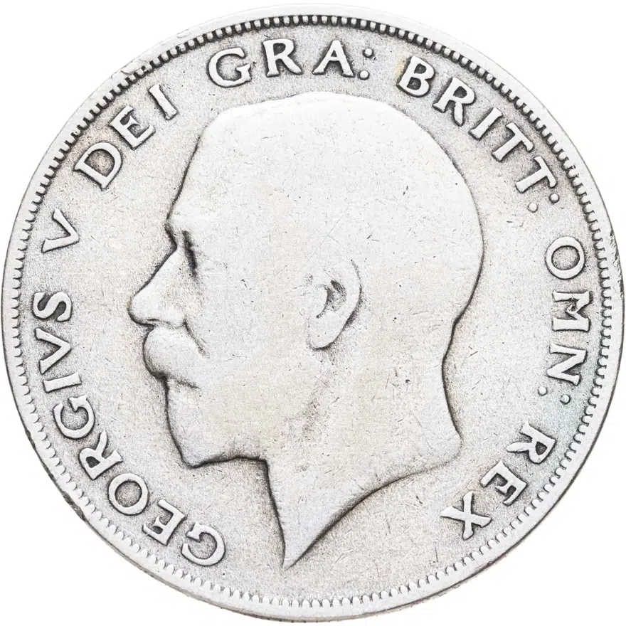 Великобритания 1/2 кроны (crown) 1920