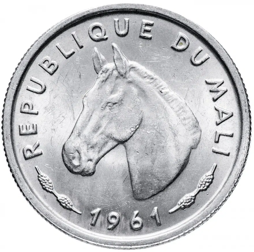 Мали 10 франков (francs) 1961