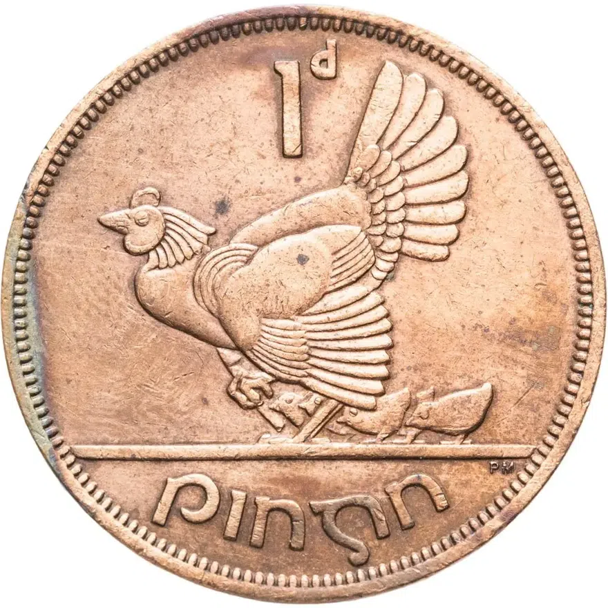 Ирландия 1 пенни (penny) 1965
