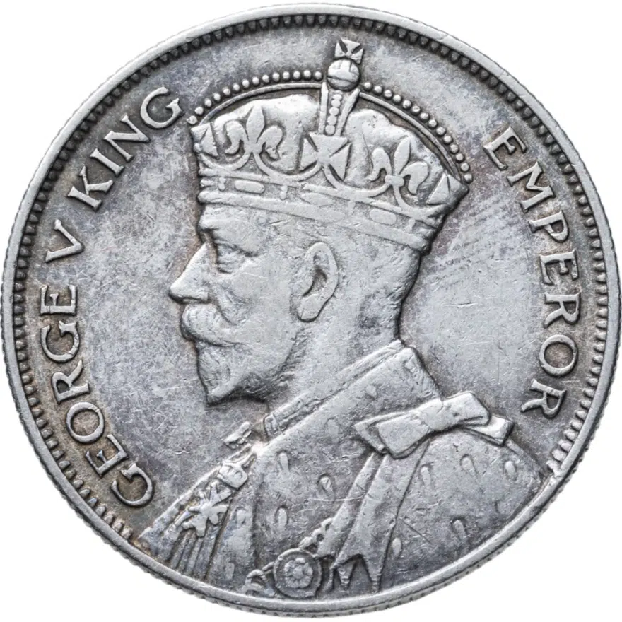 Южная Родезия 1/2 кроны (crown) 1936, реверс