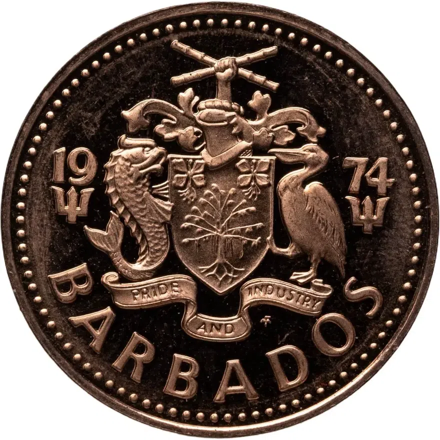 Барбадос 1 цент (cent) 1974