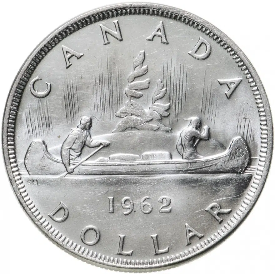 Канада 1 доллар (dollar) 1962