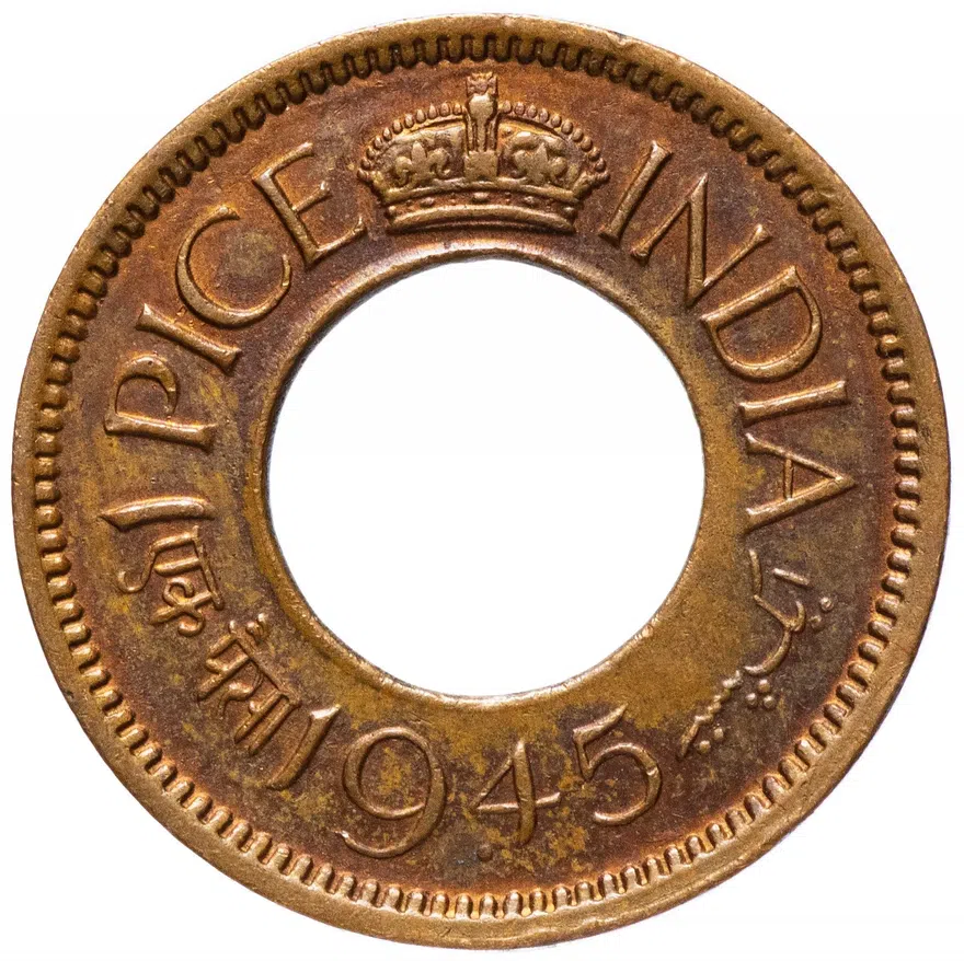Индия 1 пайс 1945