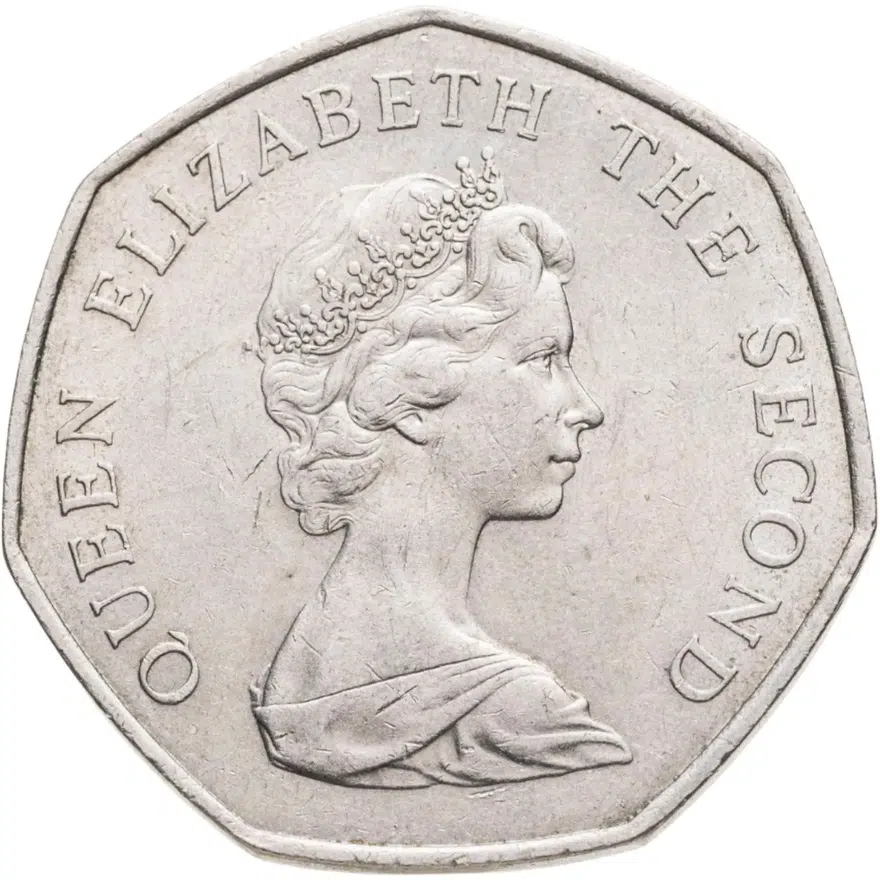 Джерси 50 пенсов (pence) 1969, реверс