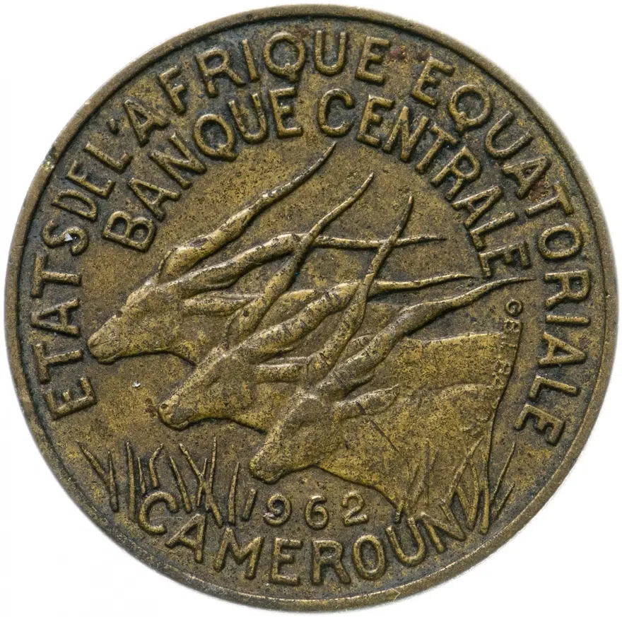 Французская Экваториальная Африка 10 франков (franc) 1962 Камерун