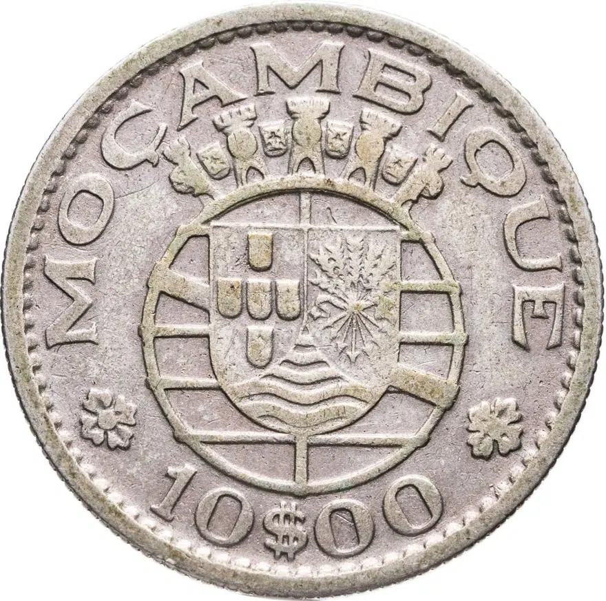 Мозамбик 10 эскудо 1954