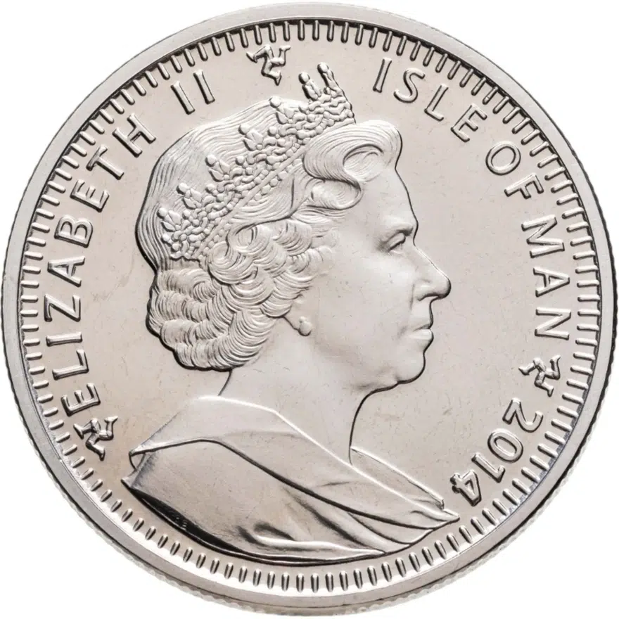 Остров Мэн 1 крона (crown) 2013 "XXII зимние Олимпийские Игры, Сочи 2014 - санный спорт", реверс