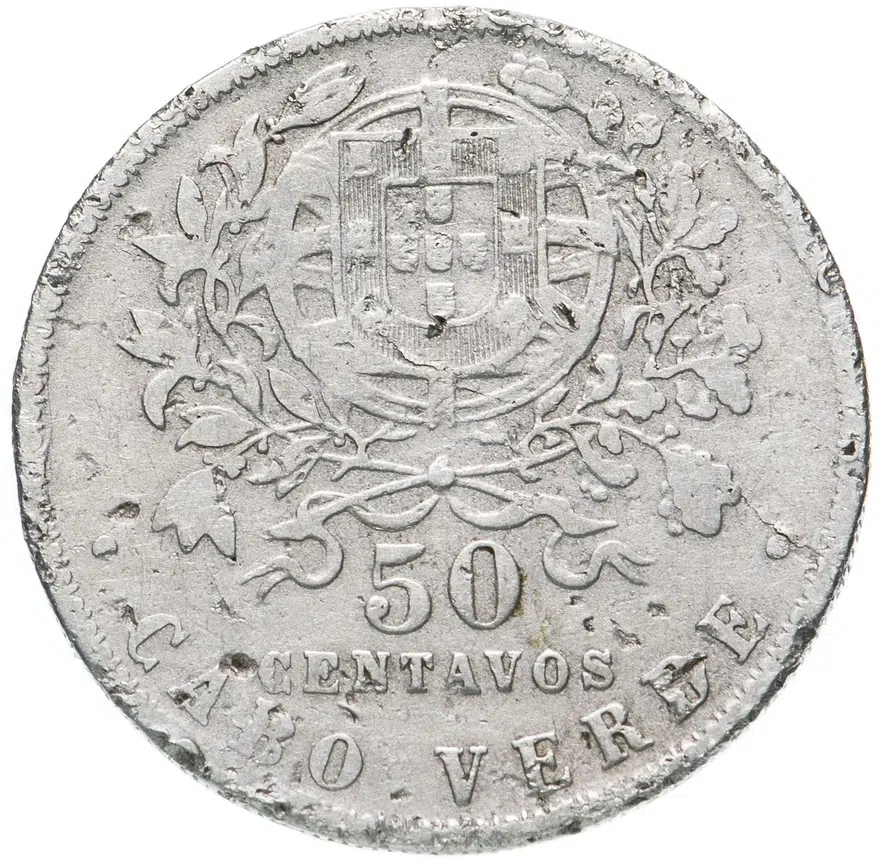 Кабо-Верде 50 сентаво (centavos) 1930, реверс