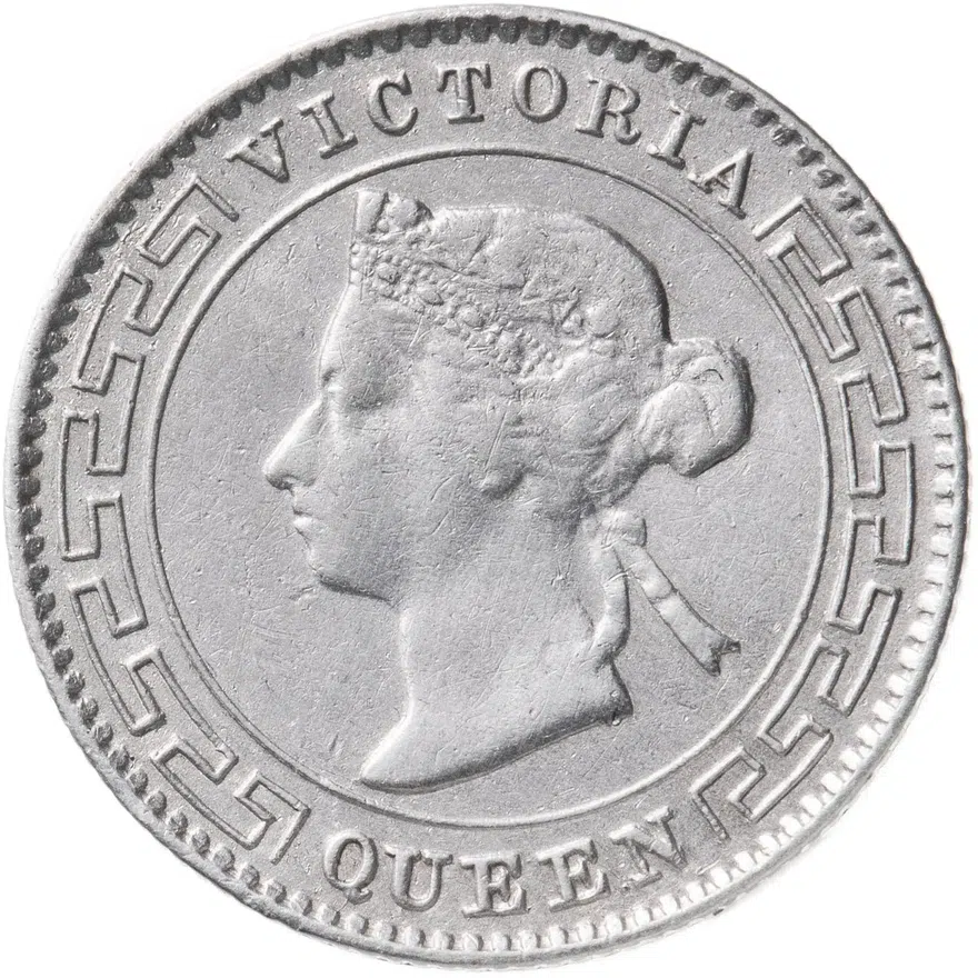 Цейлон 10 центов (cents) 1892