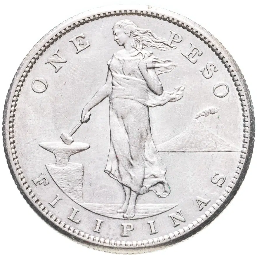 Филиппины (автономия в составе США) 1 песо (peso) 1907 S