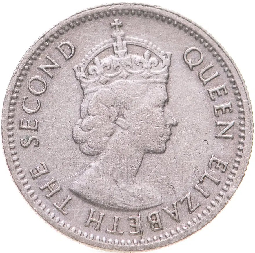 Малайя и Британское Борнео 5 центов (cents) 1961   Без отметки монетного двора, реверс