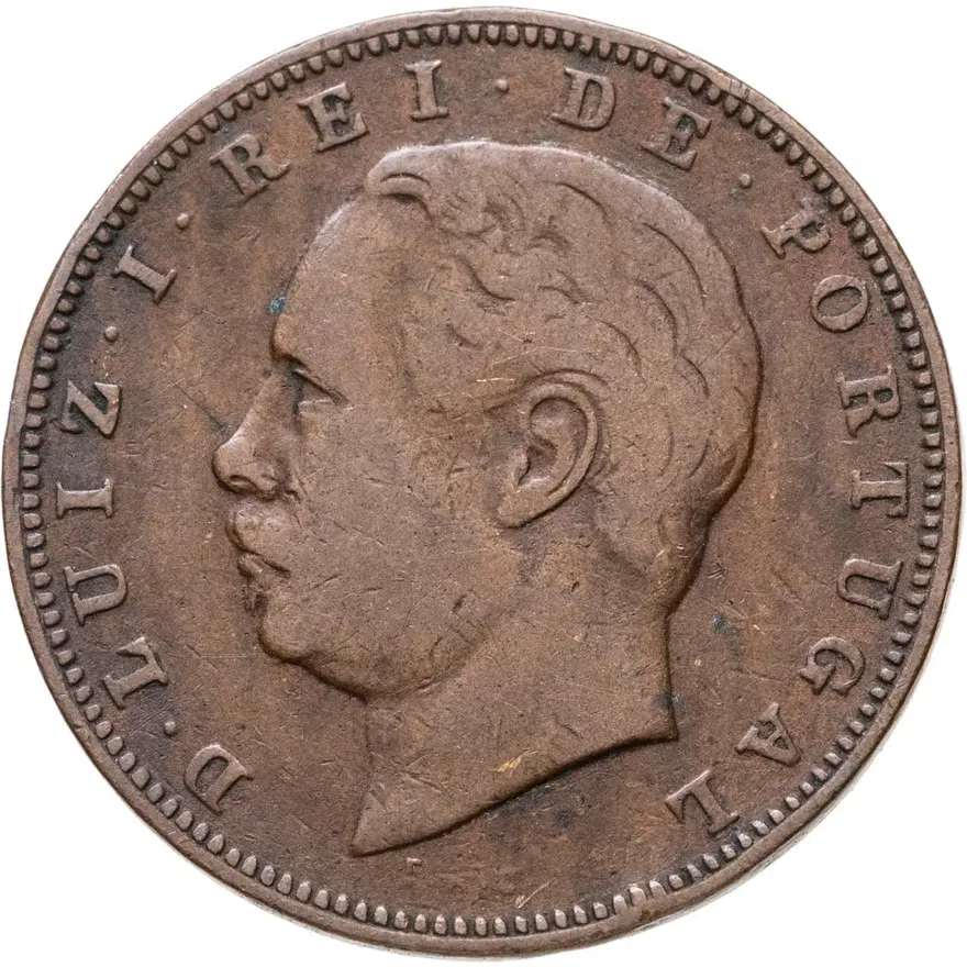 Португалия 10 рейс (reis) 1882