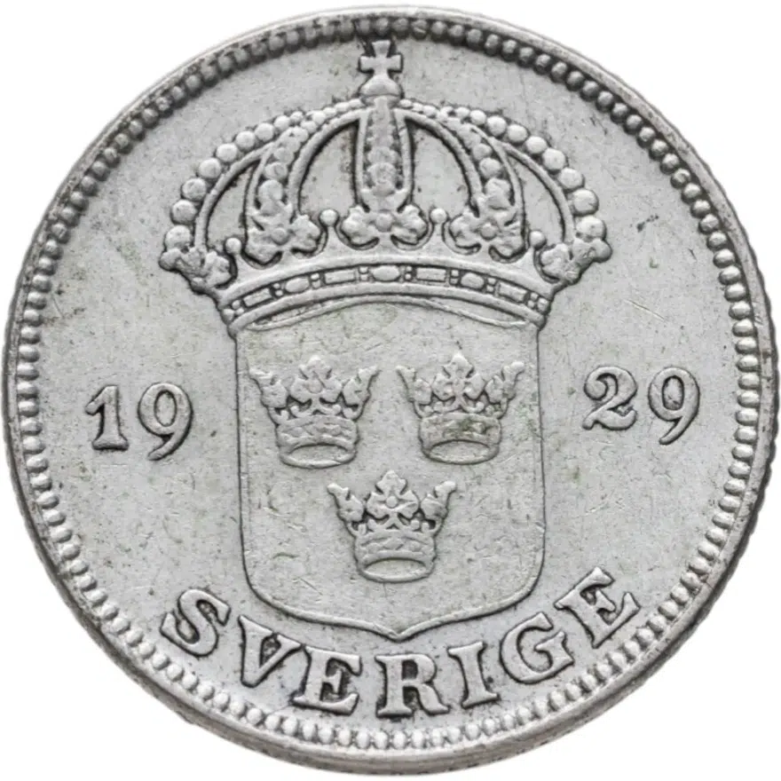 Швеция 50 эре (ore) 1929