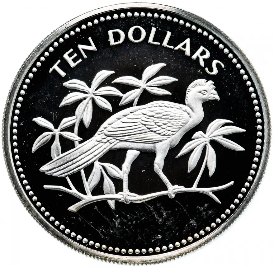 Белиз 10 долларов (dollars) 1974
