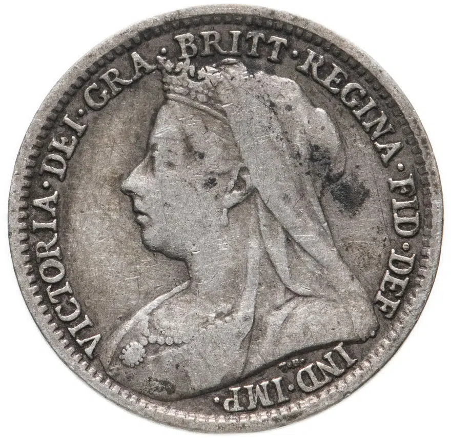 Великобритания 3 пенса (pence) 1895