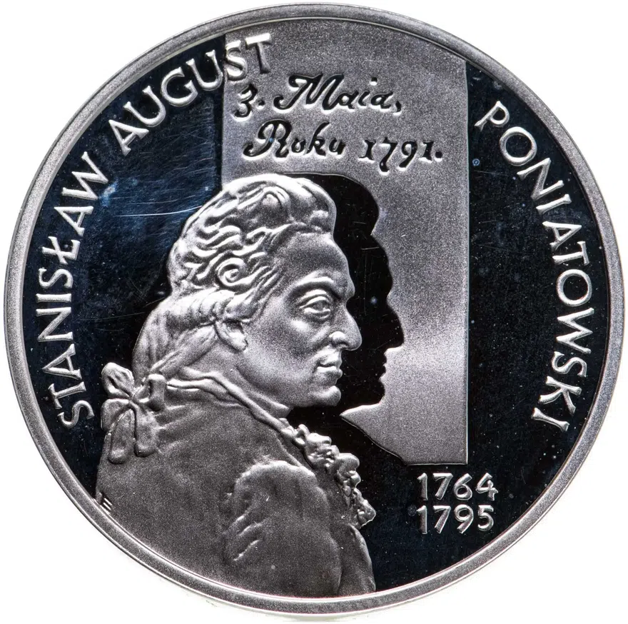 Польша 10 злотых (zlotych) 2005  Польские Короли - Станислав II Август Понятовский (1764-1795) бюст
