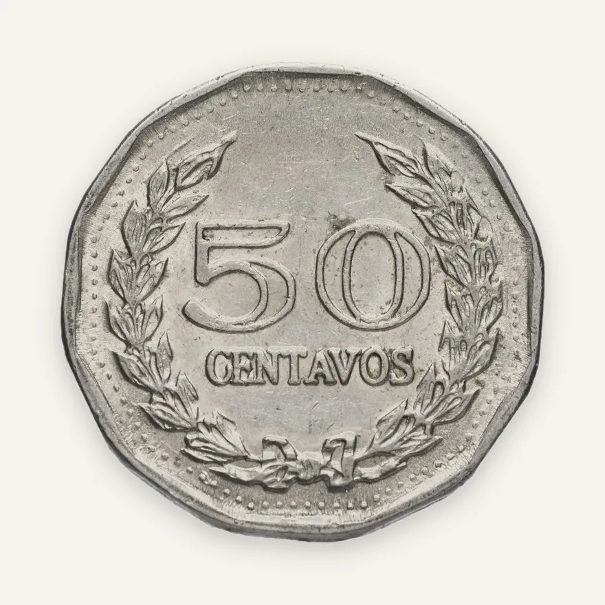 Колумбия 50 сентаво 1970