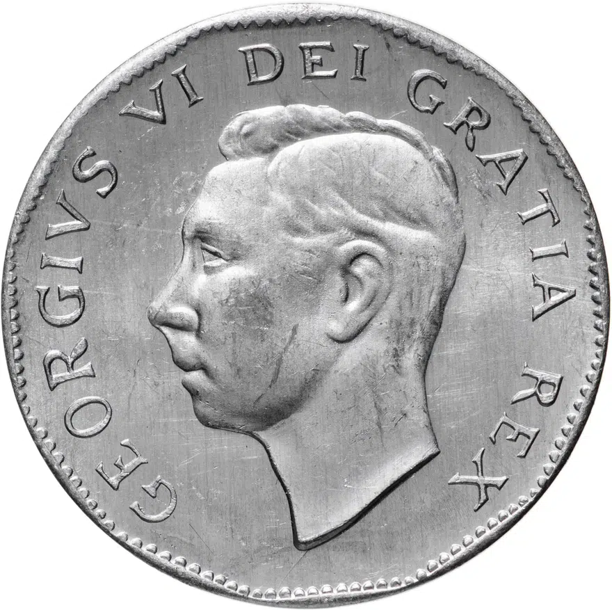 Канада 5 центов (cents) 1951  200 лет с момента открытия никеля, реверс