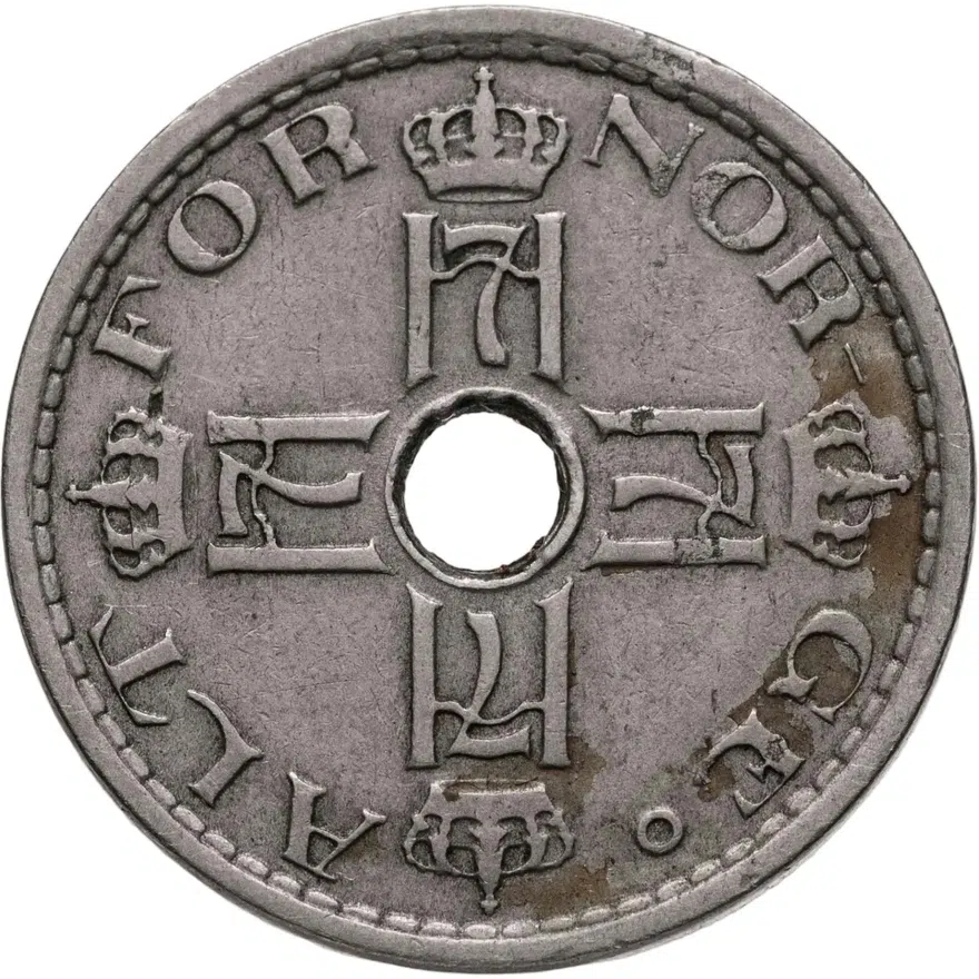 Норвегия 50 эре (ore) 1928, аверс