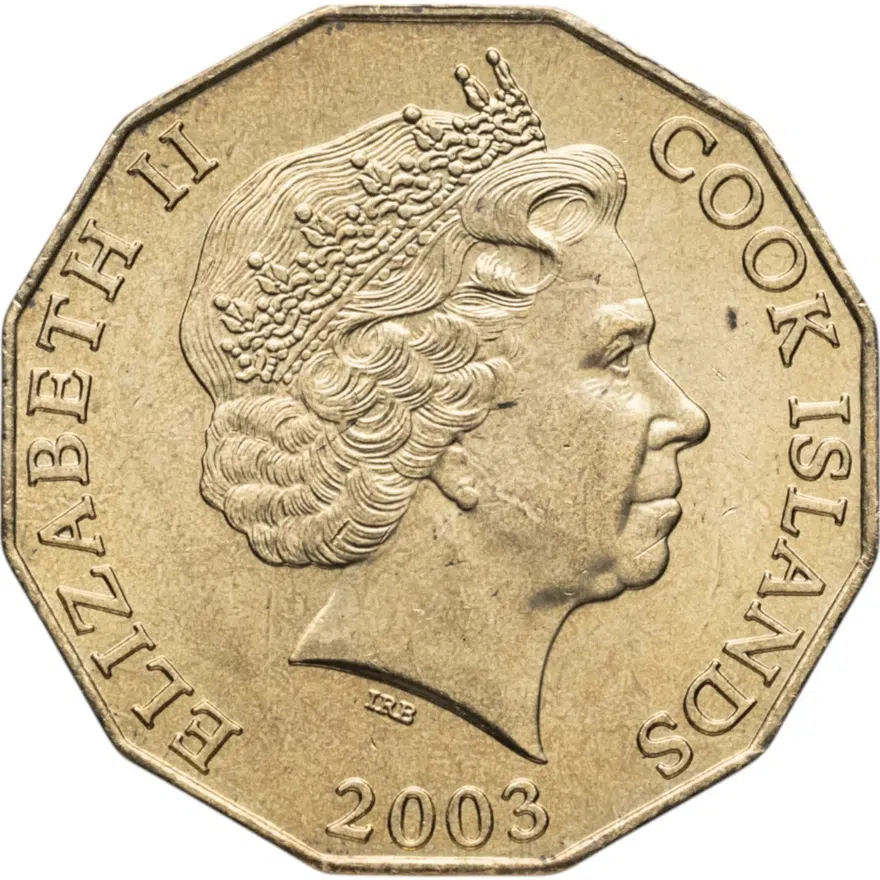 Острова Кука 5 долларов (dollars) 2003, реверс