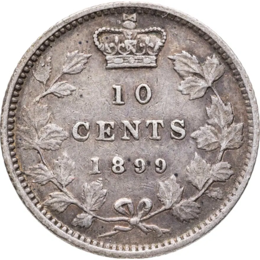 Канада 10 центов (cents) 1899