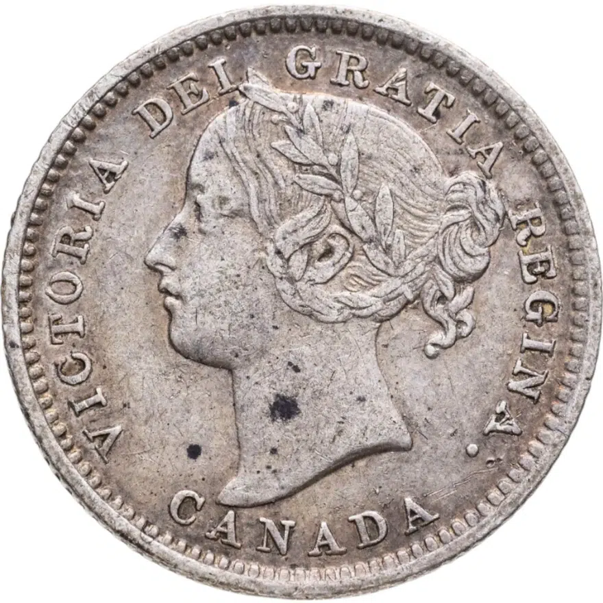Канада 10 центов (cents) 1899, реверс