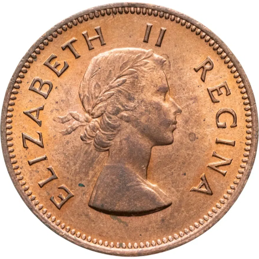 ЮАР 1/2 пенни (penny) 1960, реверс