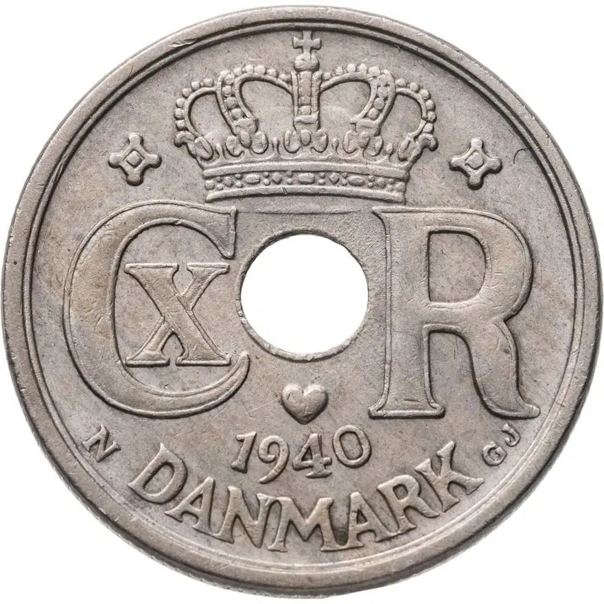 Дания 25 эре (ore) 1940