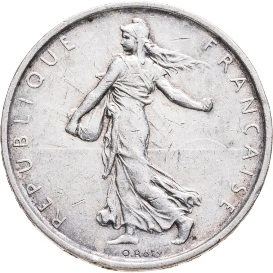 Франция 5 франков 1966