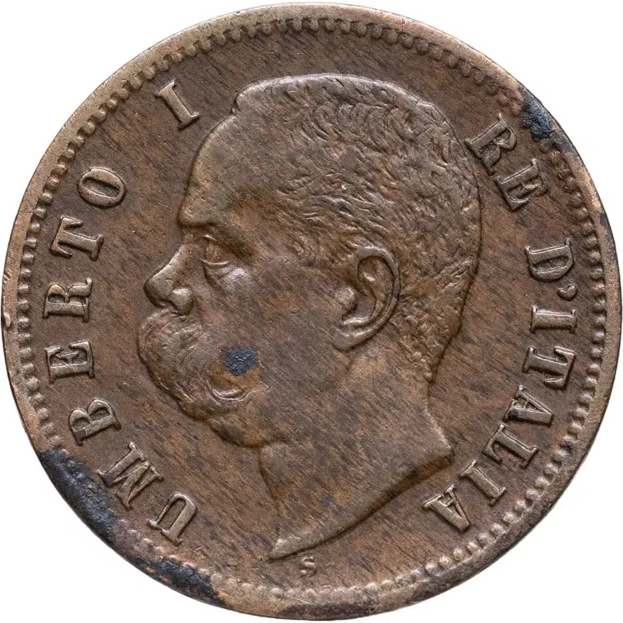 Италия 2 чентезимо (centesimi) 1900, реверс