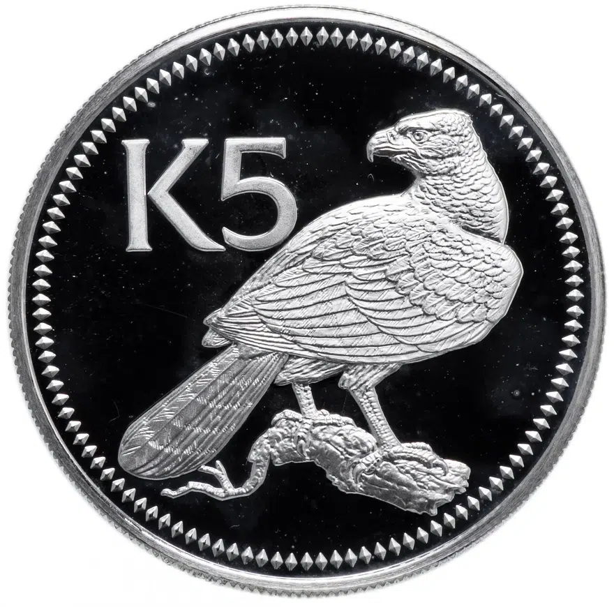 Папуа - Новая Гвинея 5 кина (kina) 1976, аверс