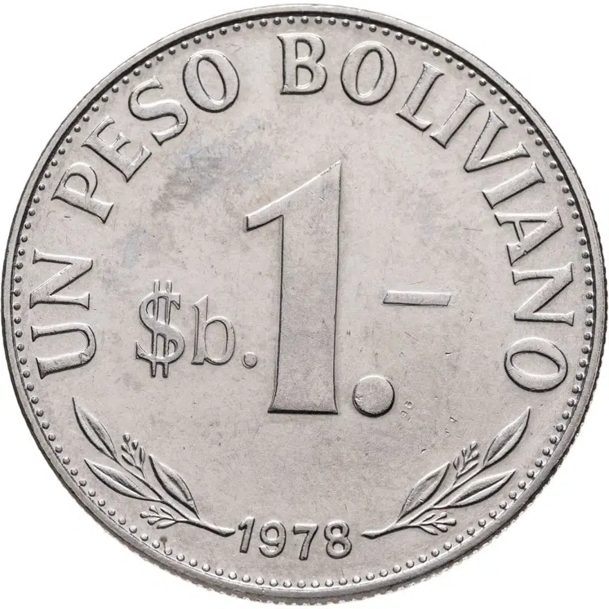Боливия 1 песо (peso) 1978