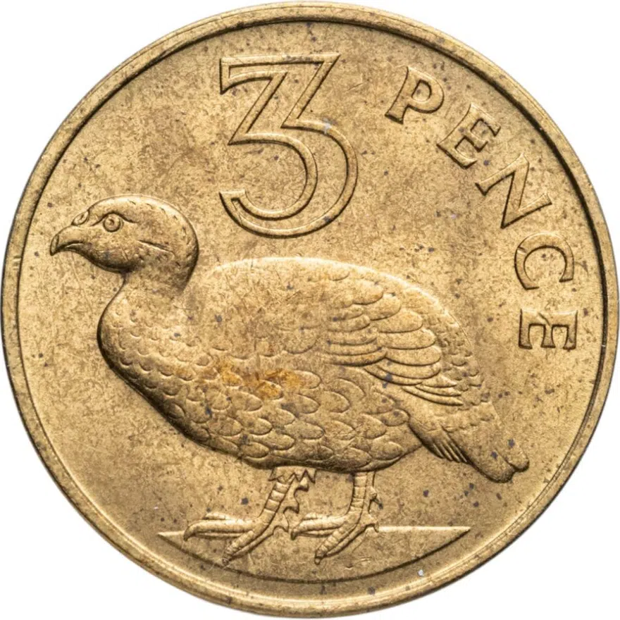 Гамбия 3 пенса (pence) 1966