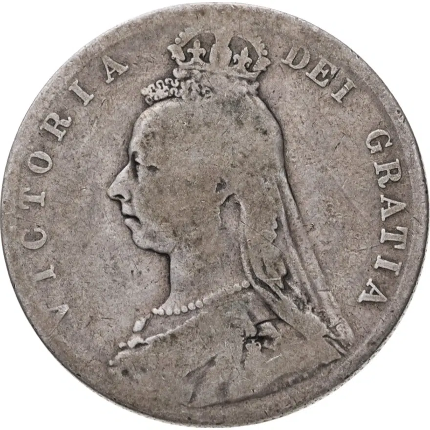 Великобритания 1/2 кроны (crown) 1890