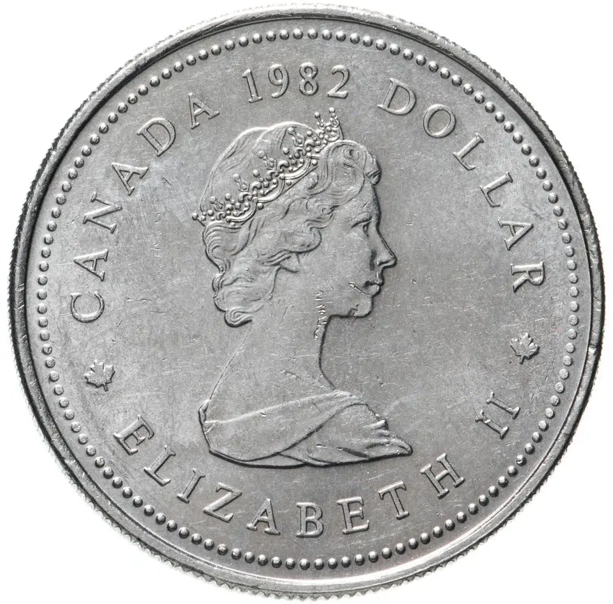 Канада 1 доллар (dollar) 1982 "115 лет конституции Канады", реверс