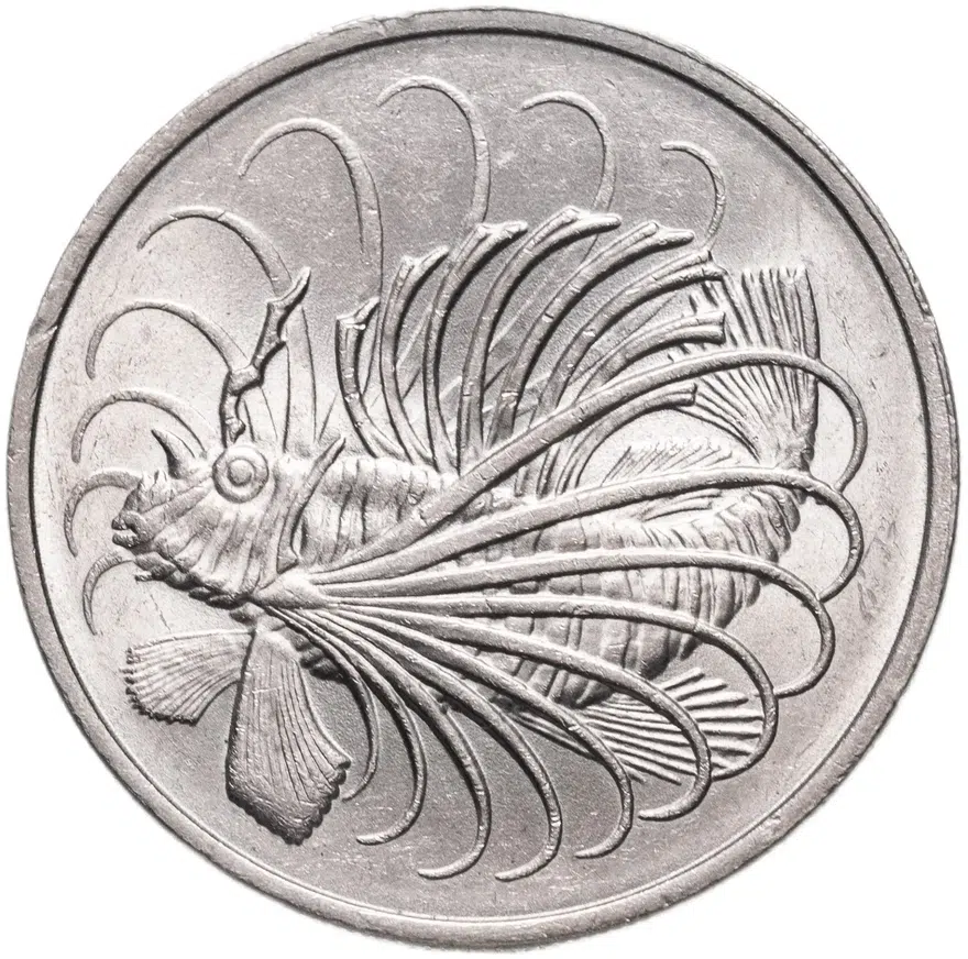 Сингапур 50 центов (cents) 1974, реверс