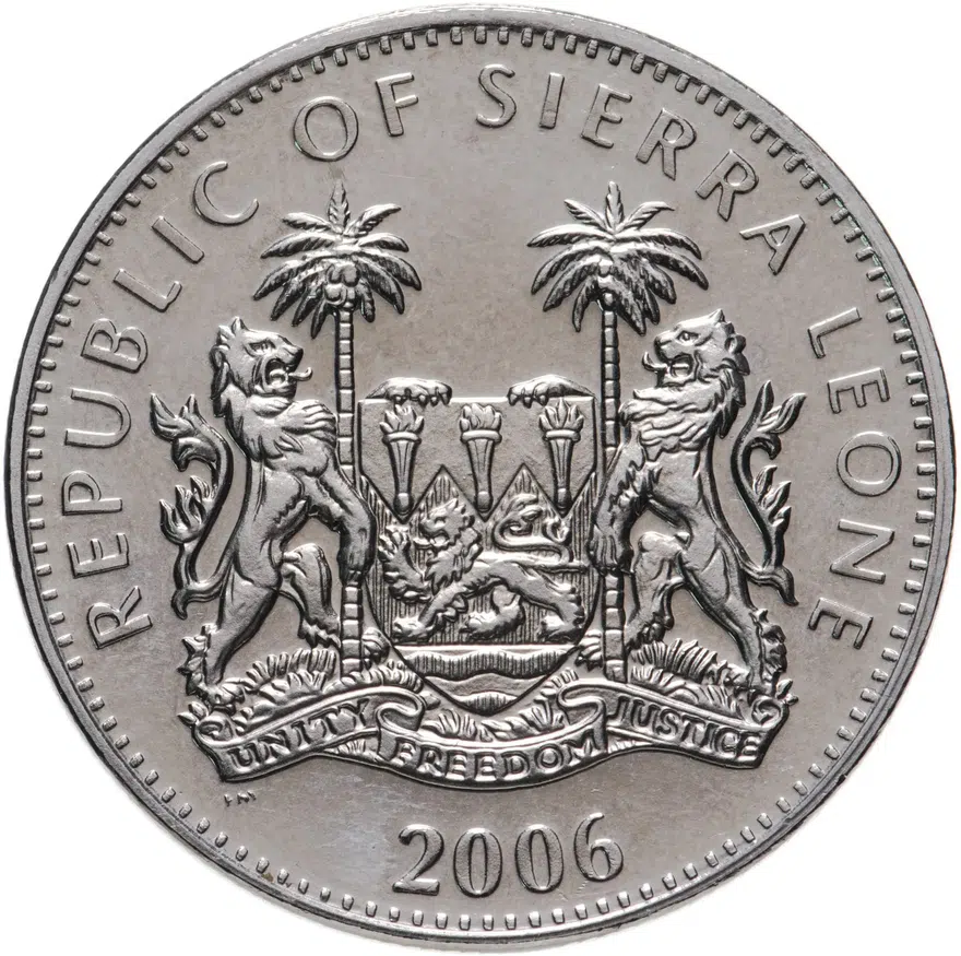 Сьерра-Леоне 1 доллар (dollar) 2006  Животные - Импала, реверс