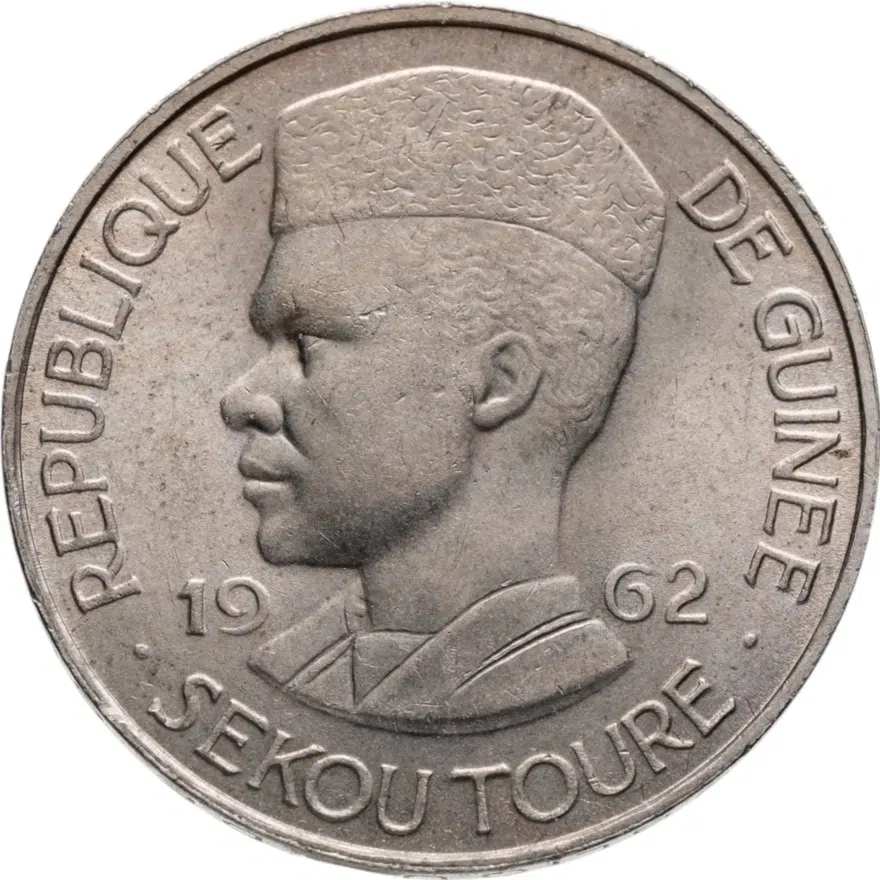 Гвинея 10 франков (francs) 1962
