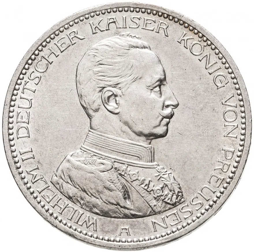 Германская Империя, Пруссия 5 марок 1914 A