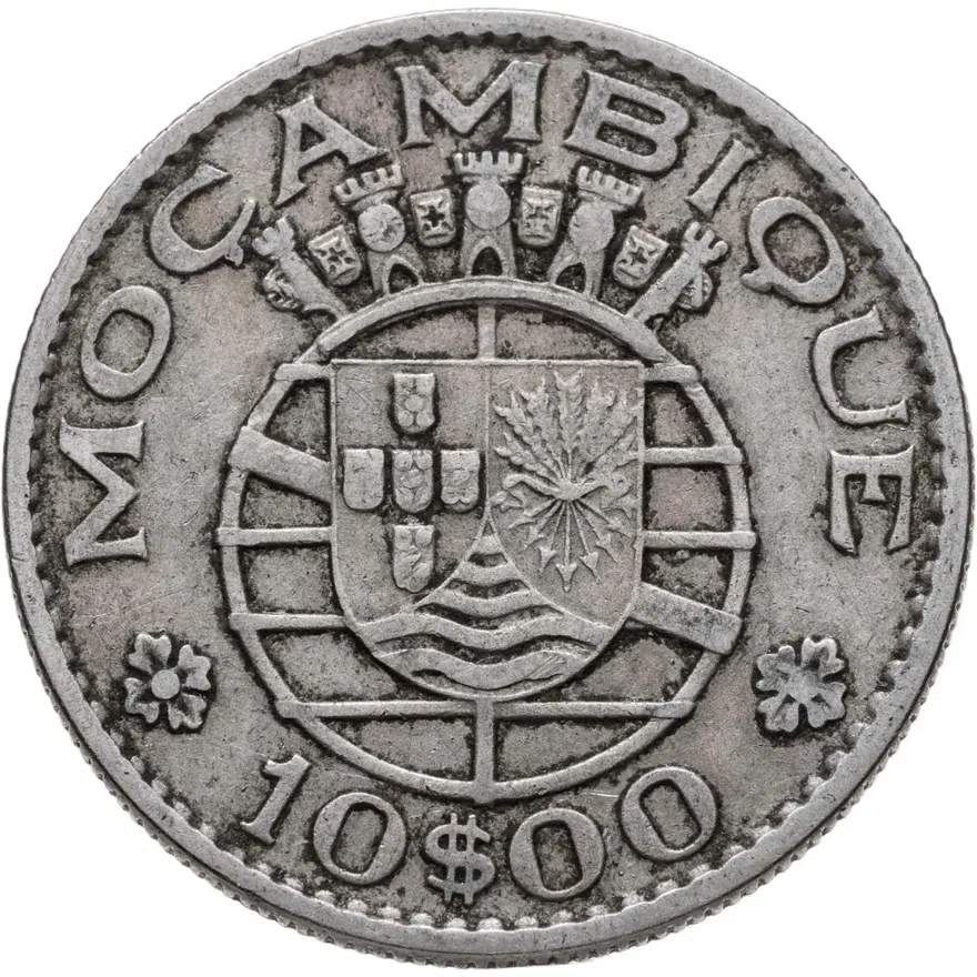 Мозамбик 10 эскудо (escudos) 1968
